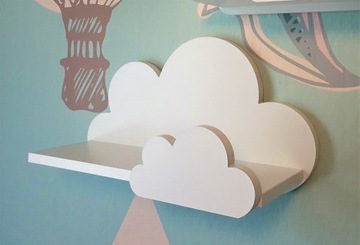 Полка Moli Prestige Cloud для детской комнаты, подвесная