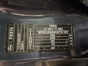 фото thumb №14, Ford fiesta mk7 рестайлинг 3d дверь левая перед европа lak.fc