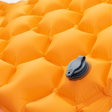 Materac Trekkingowy Airmat Hi-Tec pomarańczowy mata, karimata dmuchana