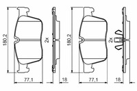 фото thumb №2, Гальмівні колодки гальмівні перед jaguar f-pace i-pace xe xf ii land rover range