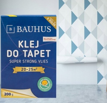 Клей для обоев BAUHUS Super Strong 20-25м2 Порошок 200г