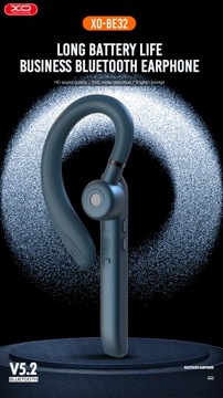 XO Bluetooth-наушники с поворотным механизмом, мощный аккумулятор, качество звука