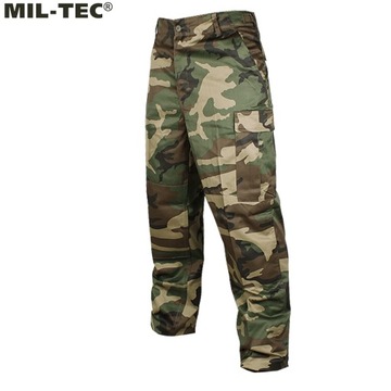 МУЖСКИЕ БРЮКИ ВОЕННЫЕ ПРОЧНЫЕ M65 BDU T/C MIL-TEC WOODLAND S