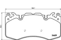 фото thumb №2, Гальмівні колодки гальмівні brembo lr016684 lr020362 lr064181