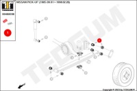 Купить Tedgum 00468036 подшипниковый узел, рессора рессорный, фото thumb