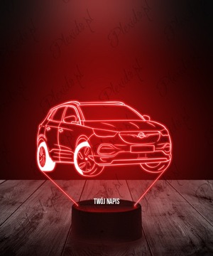 Настольная лампа светодиодная статуя автомобильный автомобиль Opel Insignia Plexido