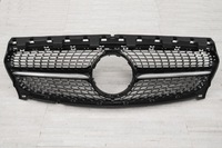 фото thumb №16, Mercedes cla w117 2017-2019 po фейслифтинг решётка радиатора diamond чёрный