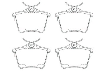 фото thumb №2, Breck гальмівні колодки гальмівні peugeot зад 407 04- 607 bre