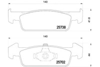 фото thumb №1, Brembo тормозные колодки тормозные dacia sandero 13- перед br