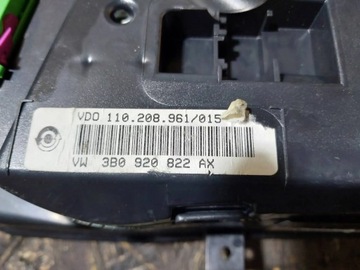 фото thumb №11, Спідометр  манометр vw passat b5 1.9 tdi 3b0920822ax