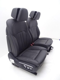 фото thumb №6, Bmw 7 g12 15-22 сидіння комфорт диван обшивки чорна шкіра європа 74tys km