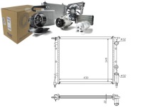 Купити Радіатор води renault clio 1 1.8 b/c57_. 5/357_, фото thumb