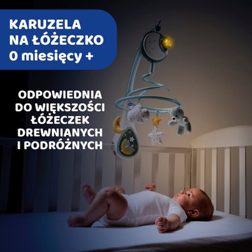 КАРУСЕЛЬ CHICCO ДЛЯ РЕБЕНКА ДЛЯ КРОВАТИ NEXT2DREAM