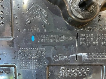 фото thumb №9, Citroen c3 aircross 17-24 спойлер планка спойлер кришки зад задньої багажника