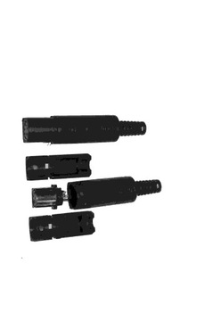 Розетка Mini DIN 4 контакта для кабеля