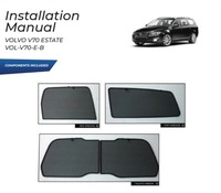 фото thumb №15, Шторки сонячний volvo v70 07-16 захисні накладки ролети сонцезахисний