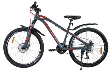 ГОРНЫЙ ВЕЛОСИПЕД 26 ДЮЙМОВ, 21 СКОРОСТЬ, ДИСКОВЫЕ ТОРМОЗА SHIMANO, 140–165 см.