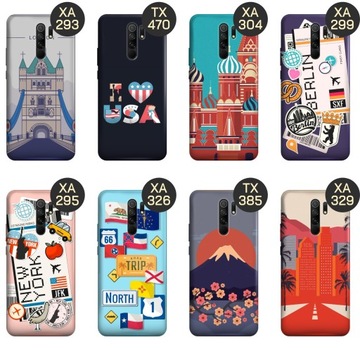 ETUI DO XIAOMI REDMI 9 WZORY TRAVEL PODRÓŻ PRZYGODA OBUDOWA POKROWIEC CASE