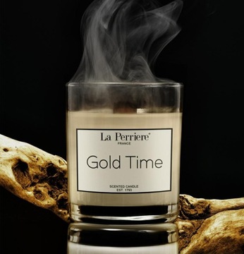LA PERRIERE GOLD TIME СОЕВАЯ АРОМАТИЧЕСКАЯ СВЕЧА