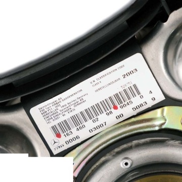 фото thumb №10, Mercedes ml w163 повітряна подушка водія подушка безпеки a1634600298