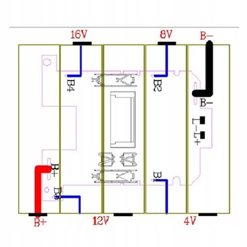Плата модуля BL1850 18 В