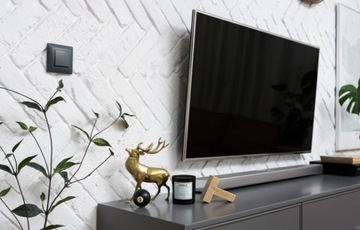 Karlik DECO Soft Ramka poczwórna czarny mat 12DRSO