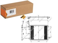 фото thumb №1, Конденсатор кондиционера hyundai atos 1.1 08.03-12.08 nrf