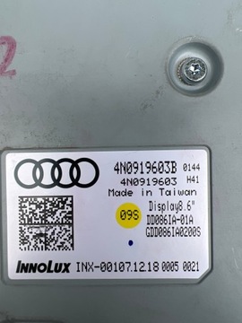 фото thumb №1, Audi a8 d5 монітор екран навігації 4n0919603b пошкоджений монітор