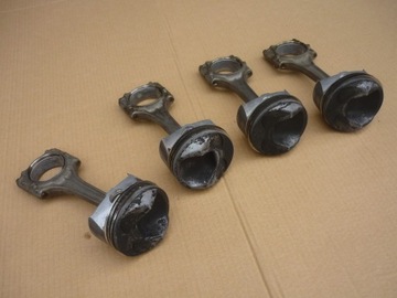 фото thumb №8, Поршень + шатун 2.0 fsi 150km blx blr bvy bvx axw bvz bly awa 06bh исправный