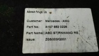 фото thumb №7, Mercedes gt c190 gt r amg undertray a1976820011 молдинг підлогова