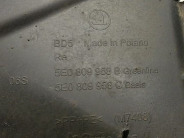 фото thumb №9, Подкрылок правые правый перед передние skoda octavia iii 5e0809958