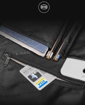 Рюкзак AoPin AP-61 для ноутбука 17,3 USB RFID емкостью