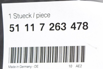 фото thumb №11, Bmw 3 f30 нижня захист бампера передньої 51117263478 7263478 2014