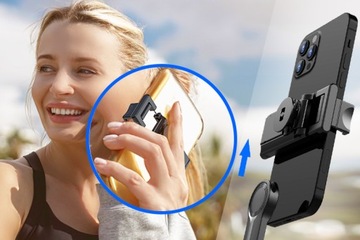 Selfie Stick Kijek Uchwyt do kamer telefonów + BEZPRZEWODOWY PILOT