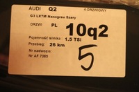 фото thumb №15, Audi q2 двері ліві перед + зад сторона ліва передні + задні 2 штуки колір: