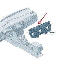 фото thumb №1, Vw t-roc a11 air кондиціонер керування перемикачі панель 5g0907044ctwzu