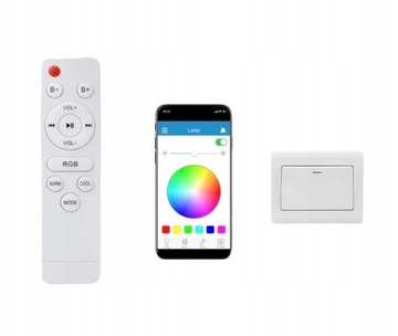 СВЕТОДИОДНАЯ ЛАМПА RGB С ДИНАМИКОМ BLUETOOTH 60 Вт + ПУЛЬТ ДИСТАНЦИОННОГО УПРАВЛЕНИЯ + ПРИЛОЖЕНИЕ