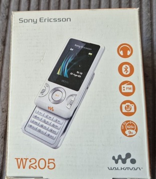 Telefon Komórkowy Sony Ericsson W205 Fabrycznie NOWY Oryginał Bez sim loka