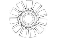 фото thumb №1, Mahle cfw 82 000p колесо вентилятора, охлаждение двигателя