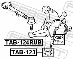 фото thumb №3, Втулка важеля tab-124rub febest lexus gs ii