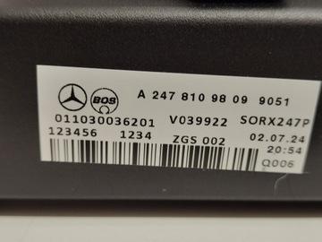 фото thumb №9, Mercedes glb x247 ролета багажника новая оригинал 2019-