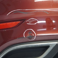 фото thumb №15, Volkswagen vw golf sv бампер заднє cranberry red червоний металік - a3r