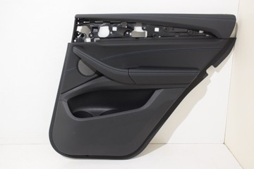 фото thumb №16, Bmw ix3 g08 lci оббивка сидіння диван шкіра vernasca чорна nić синя