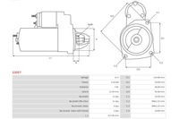фото thumb №10, Стартер 12v citroen berlingo c2 c3 c4 peugeot 1007 206 207 307 308
