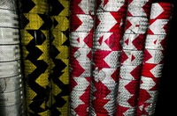 фото thumb №14, Стрічка відбиваюча strzałka żółto попереджувальна відбивач чорний жовтий 5m контур