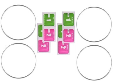 4 x Szkło Hartowane 9H Smartwatch średnica 28mm