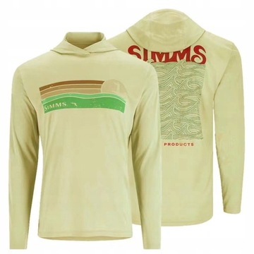 Классические толстовки с капюшоном SIMMS Sunscreen Sea Fishing
