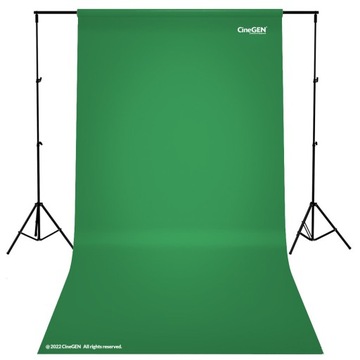 ZESTAW OŚWIETLENIOWY Zielone tło Soft box STUDYJNY