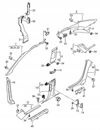 фото thumb №10, 4e0867245c 31r обшивка стойка d левая a8 s8 d3 4e