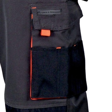 SPODNIE ROBOCZE CORDURA MOCNE LEBER&HOLLMAN 46